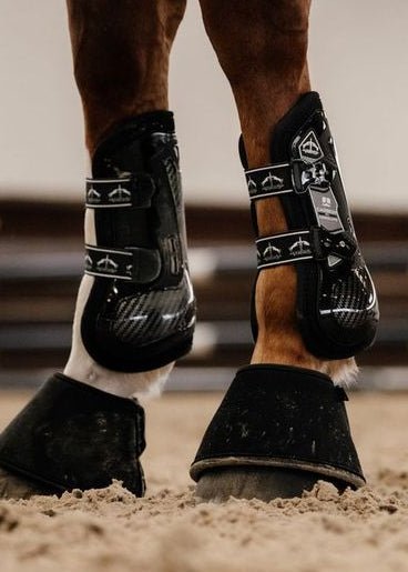 Veredus Carbon Gel Absolute Front Tendon Boots Black | Equiflair