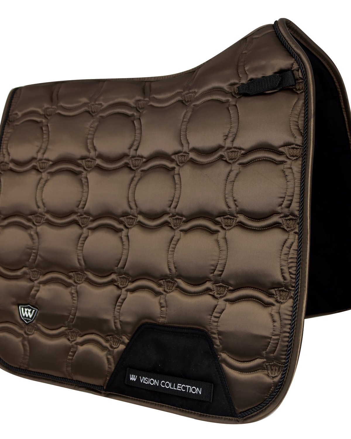 Woof Wear Vision Dressage Pad - Mocha Brown | High Wither, Quilted Saddle Pad | Equiflair