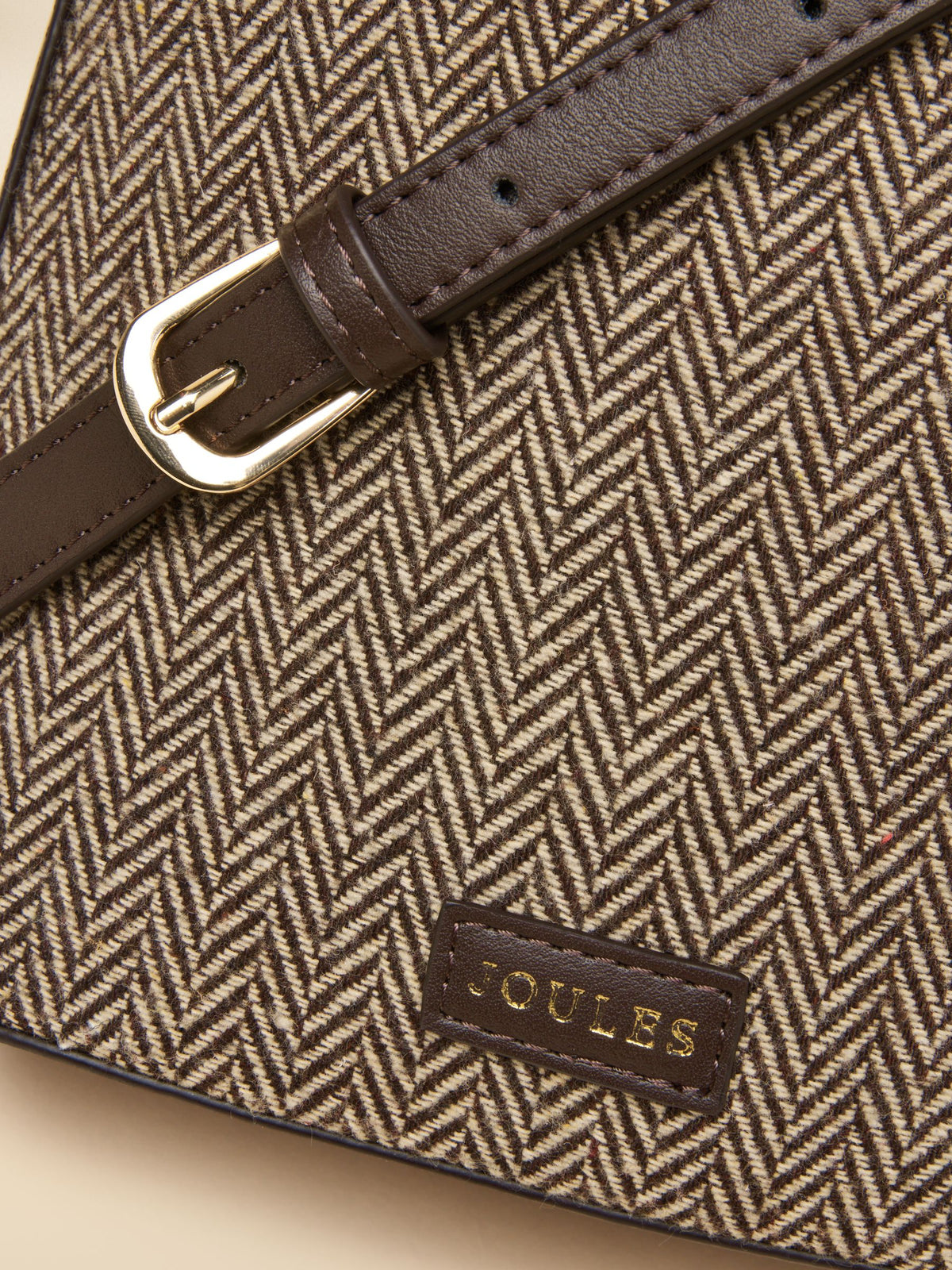 Women's Joules Herringbone Bucket Bag