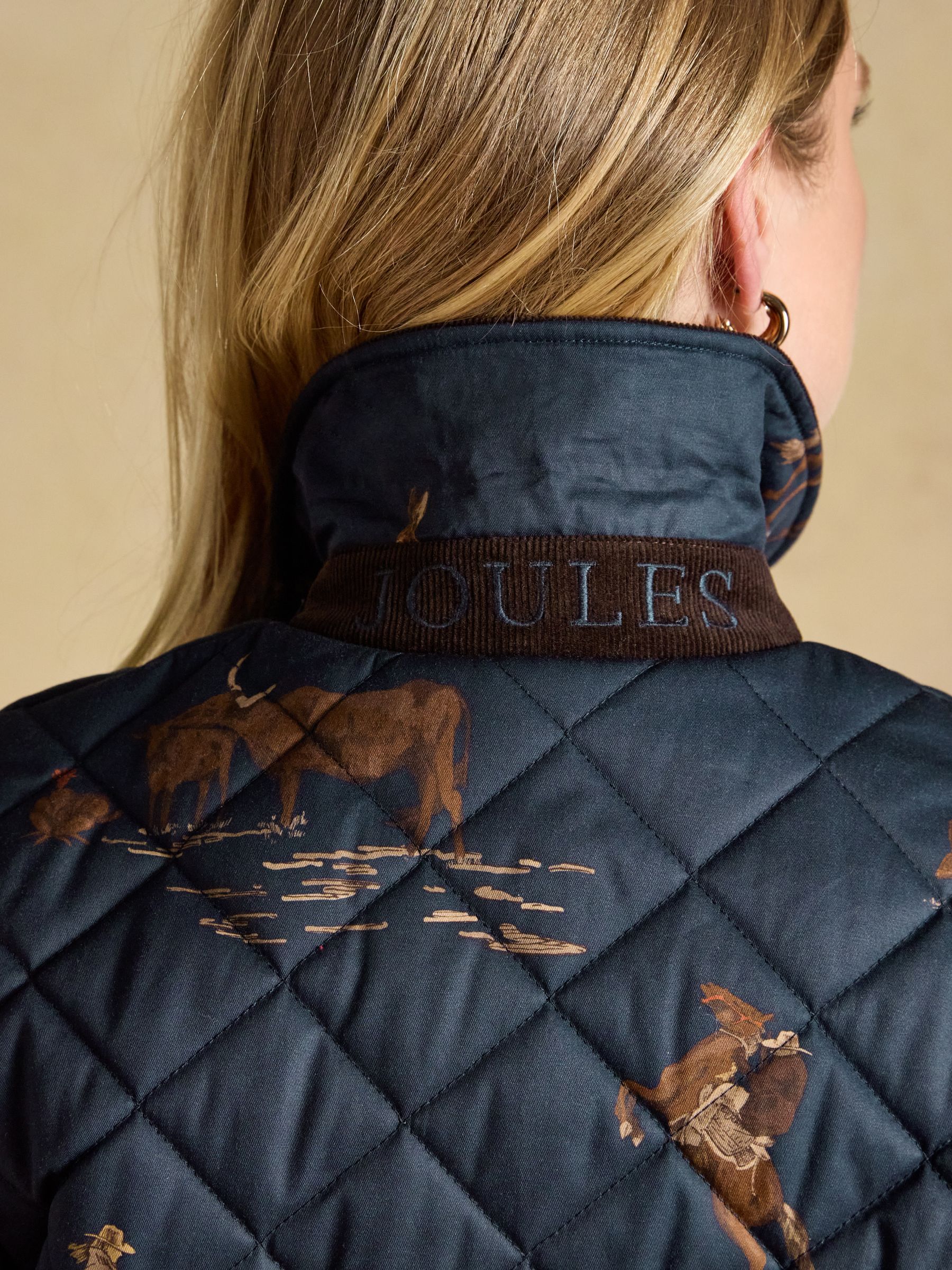 Women's Joules Highgrove Diamond Quilted Jacket