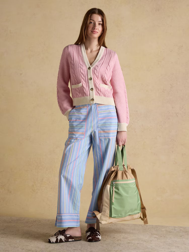 Joules Peplow Green Ecru Rucksack