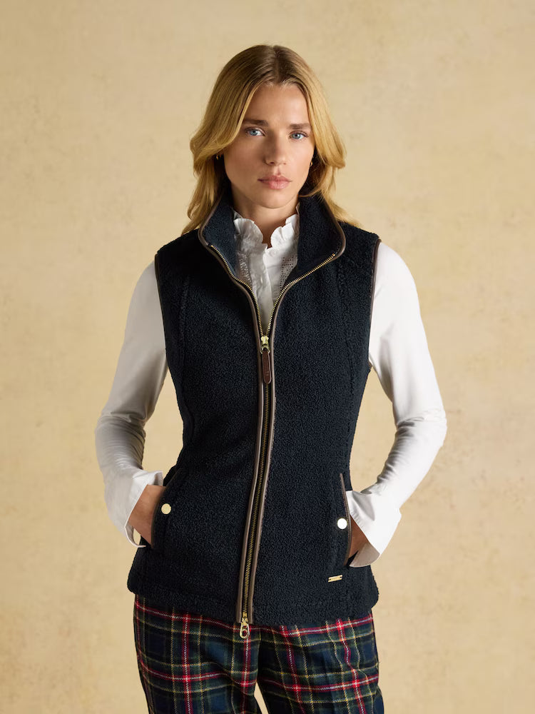 Joules Borg Heritage Navy Fleece Gilet
