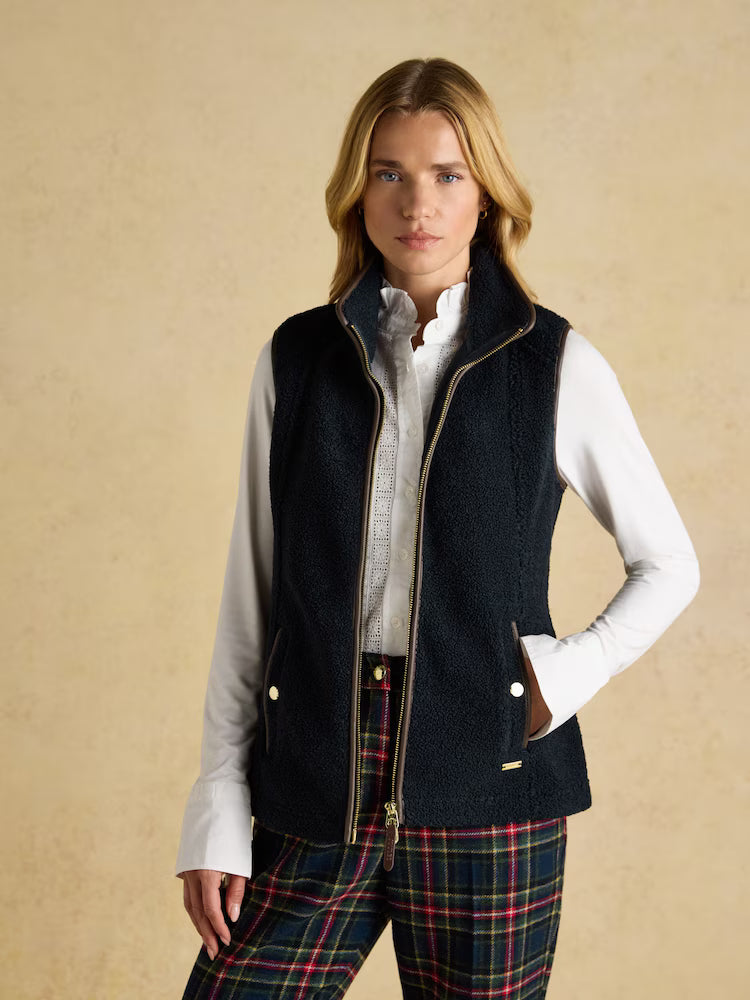 Joules Borg Heritage Navy Fleece Gilet