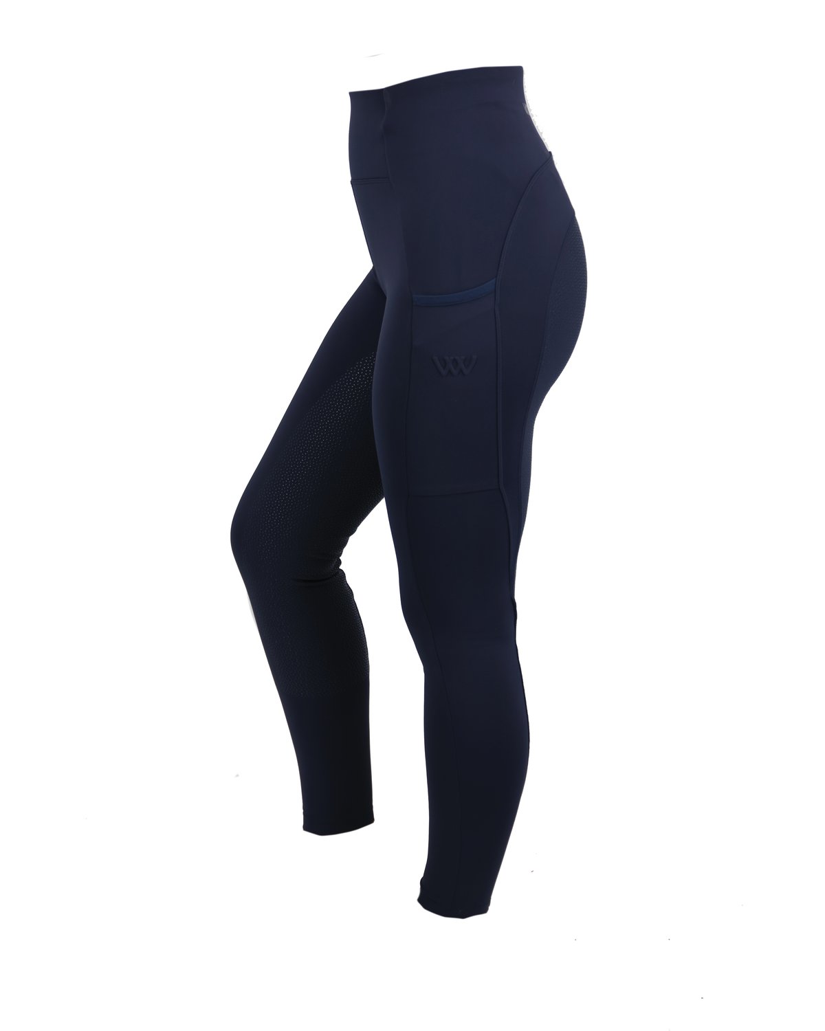Woof Wear Original Riding Tights - Full Seat Navy. Equestrian Apparel.