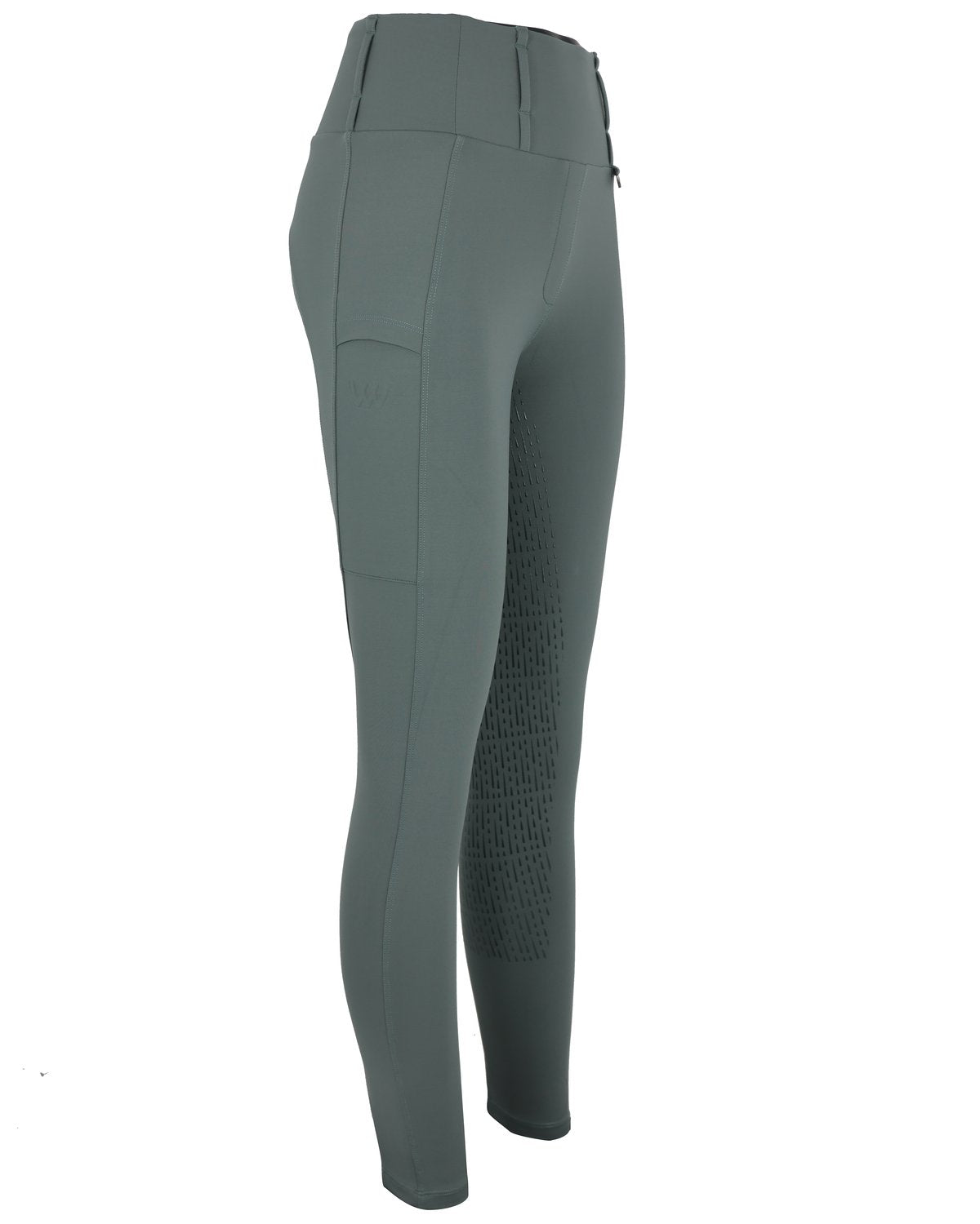 Woof Wear Sage Green Riding Tights - Equestrian Full Seat Tights