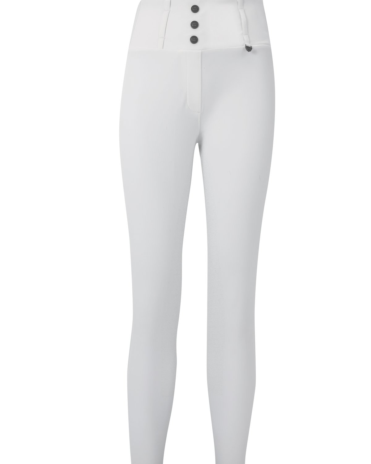WOOF WEAR Competition Riding Tights White - Stylish & Water Repellent Equestrian Apparel