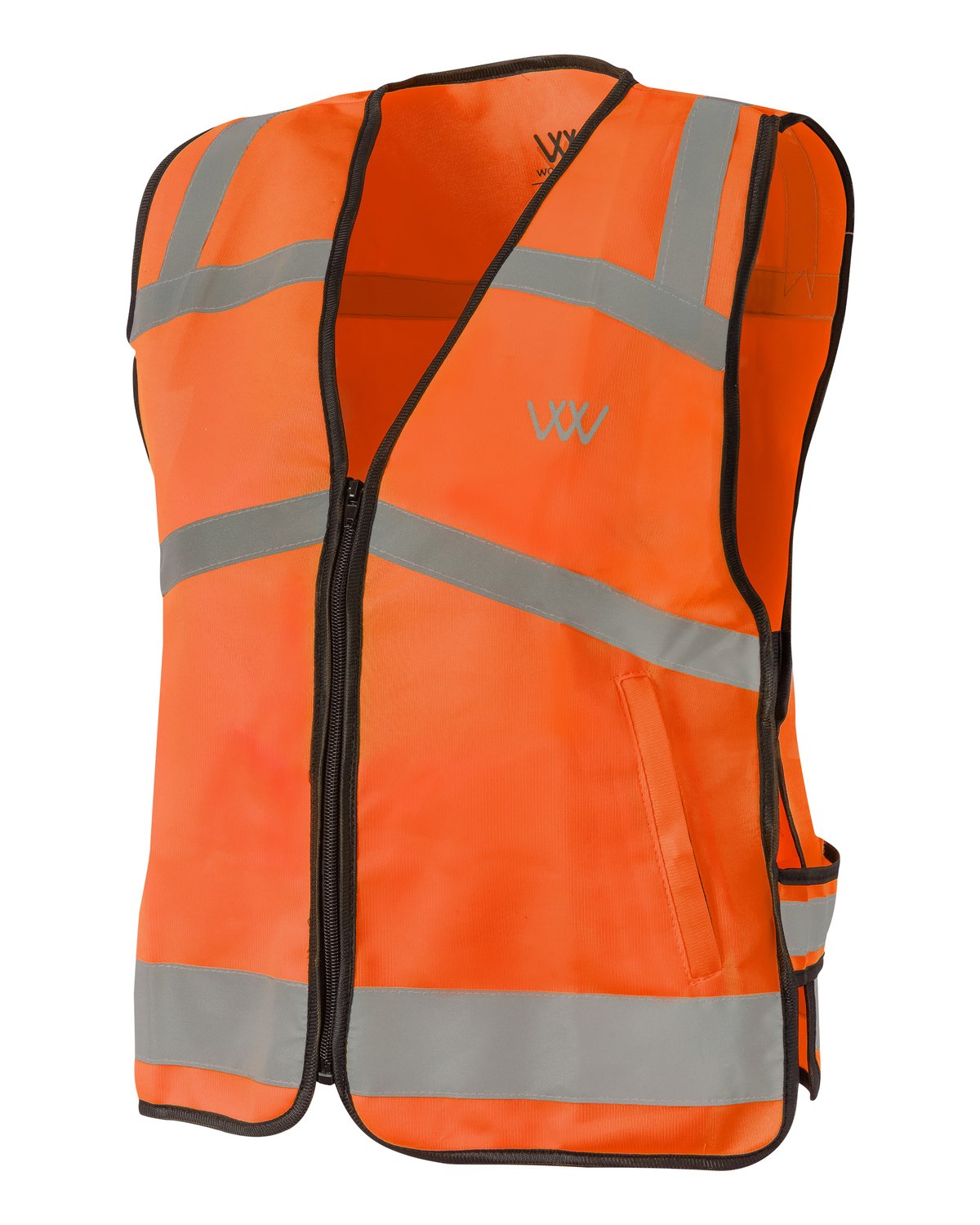 Woof Wear Hi Viz Riding Vest - Hi Viz Orange, Equestrian Safety Vest