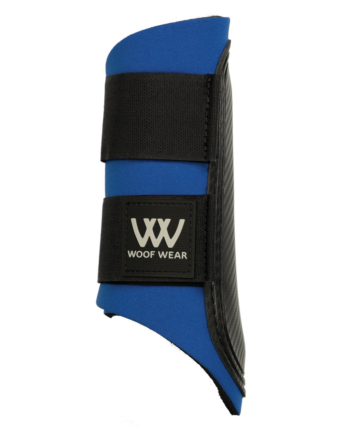 Woof Wear Club Brushing Boot - Blue Black. Horse Leg Protection, Neoprene, Secure Fit