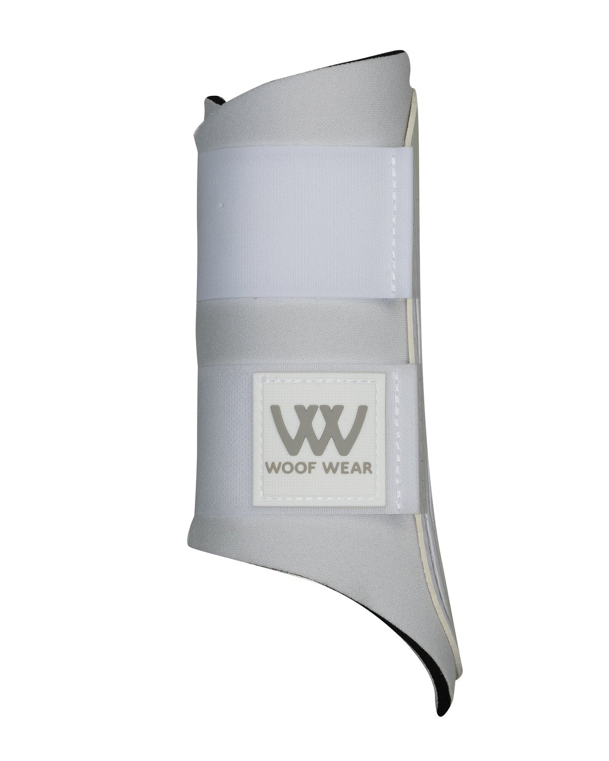 Woof Wear Club Brushing Boot White - Horse Leg Protection with Secure Grip - Front/Hind Leg Suitable