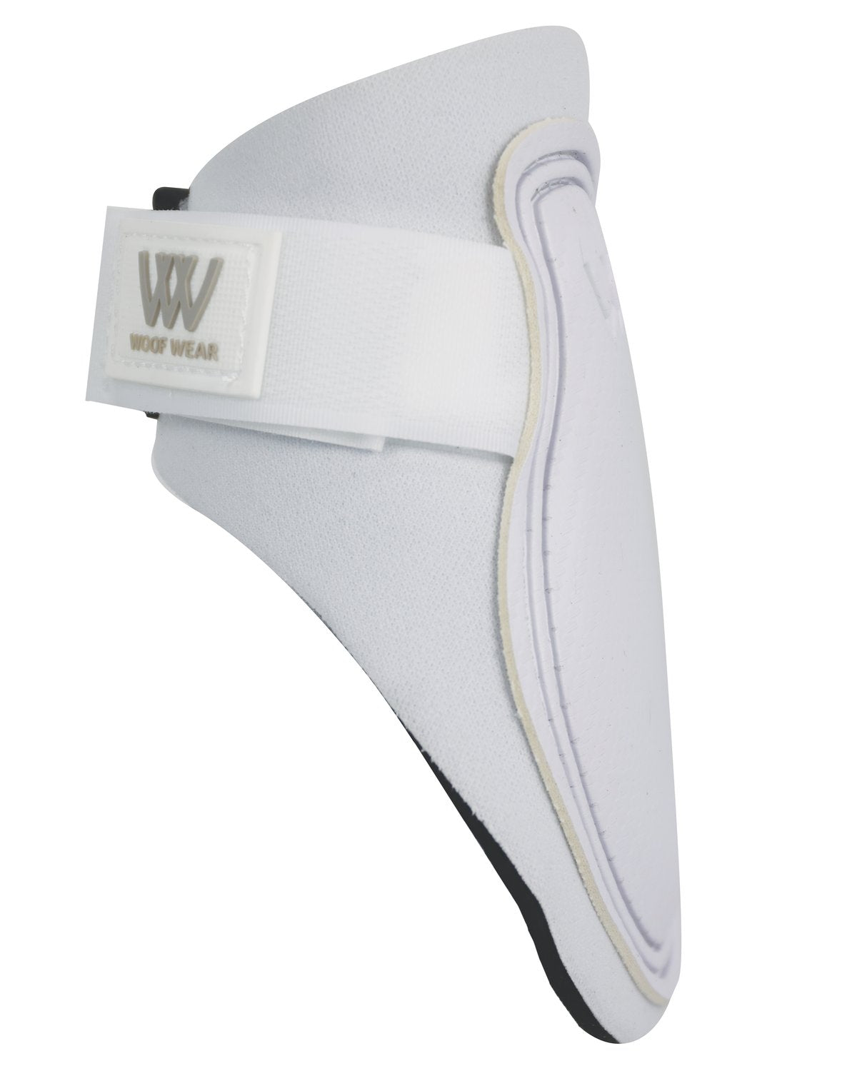 Woof Wear Club Fetlock Boot White: Horse Leg Protection for Showjumping - Flexible, Lightweight