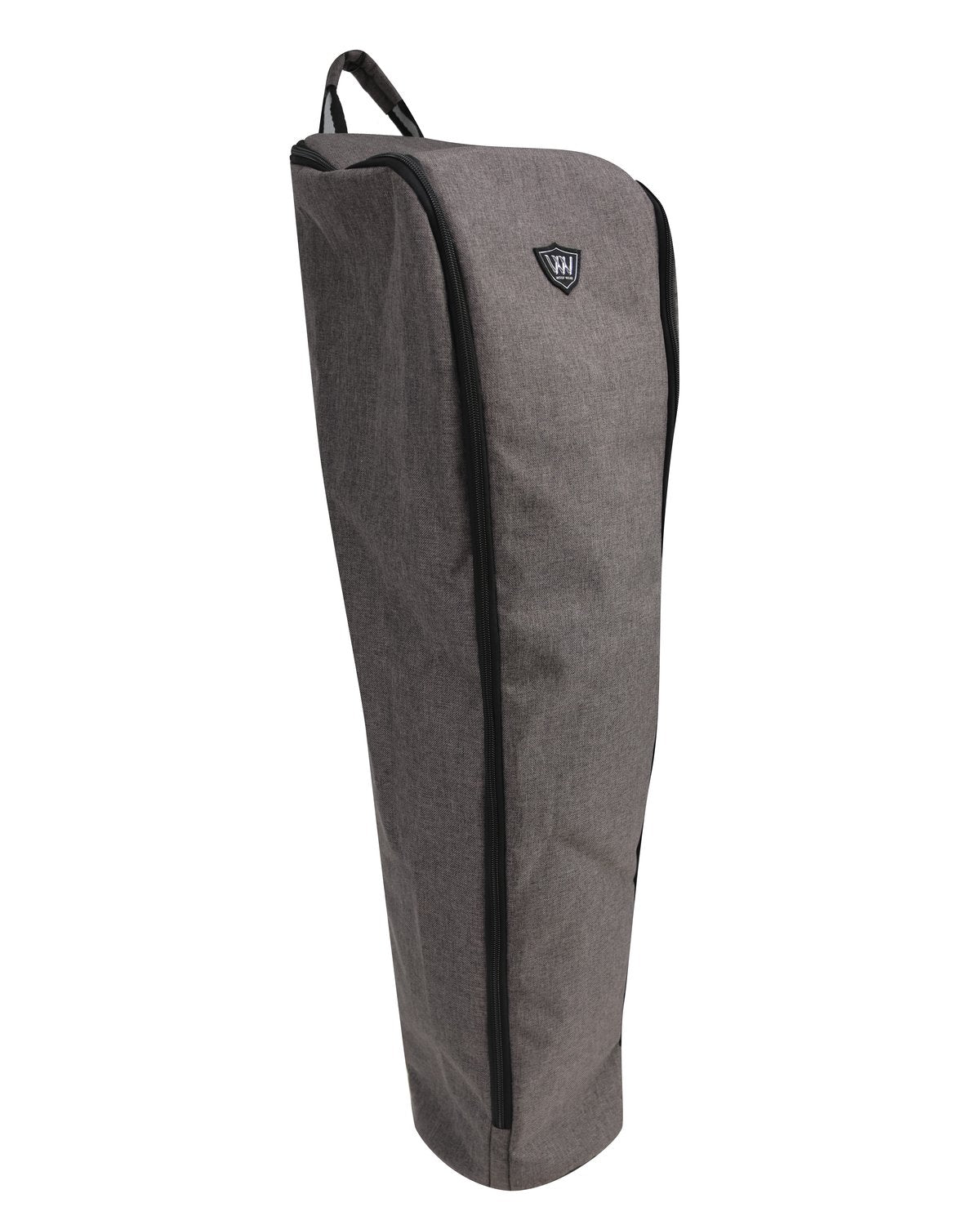 Woof Wear Double Bridle Bag - Grey & Black. Equestrian Bridle Storage, Durable Horse Tack Bag for Two Bridles.