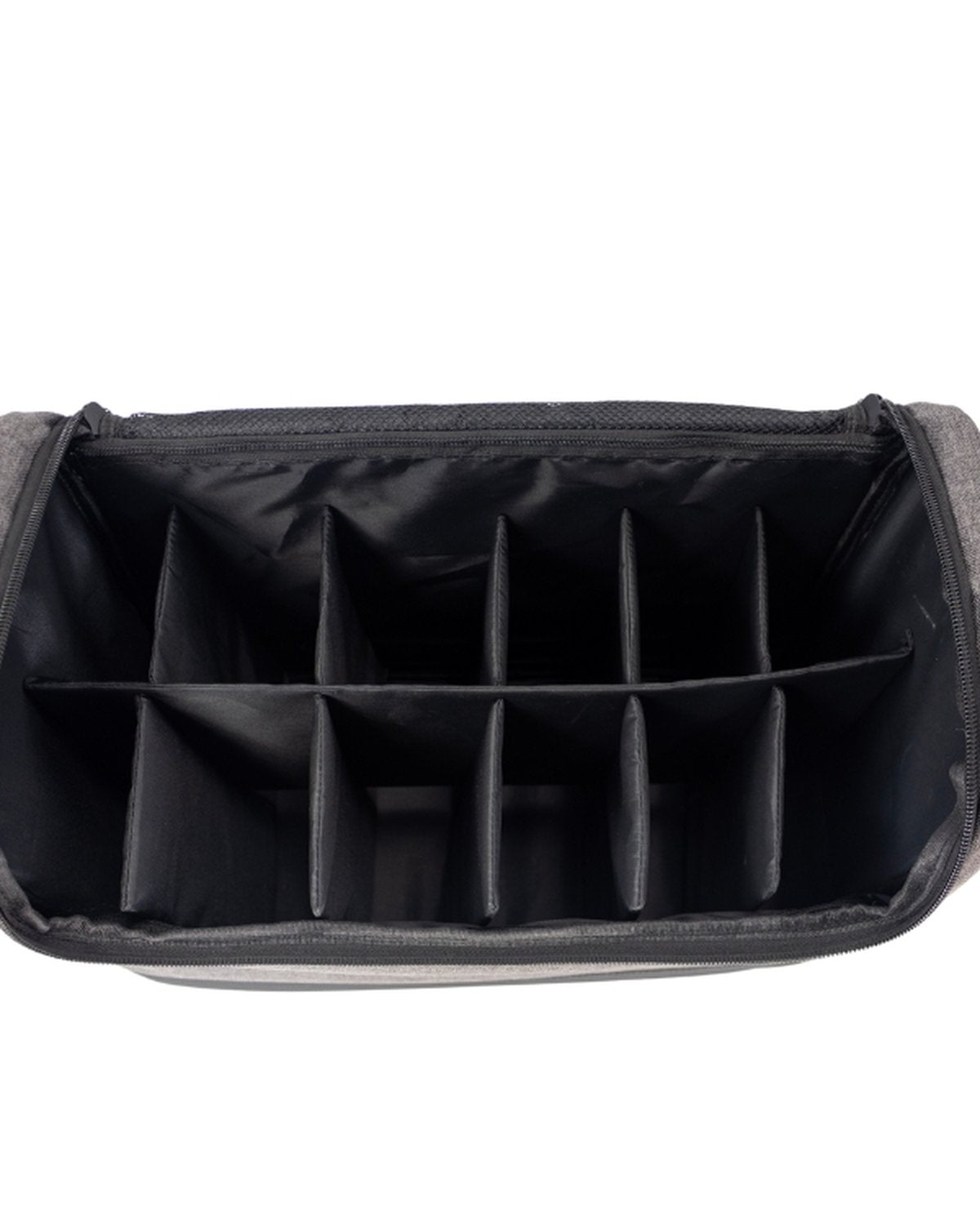 WOOF WEAR Grooming Bag - Grey & Black with Compartments | Horse & Pet Care Organizer