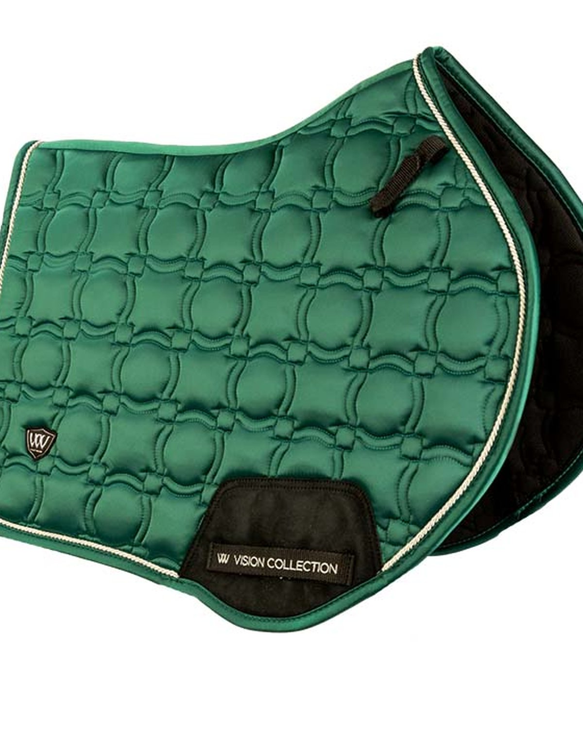 WOOF WEAR Vision Close Contact Pad - British Racing Green Saddle Pad. Equestrian Performance & Style.