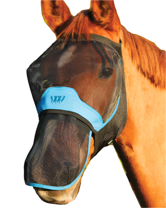 Woof Wear UV Nose Protector Black Turquoise