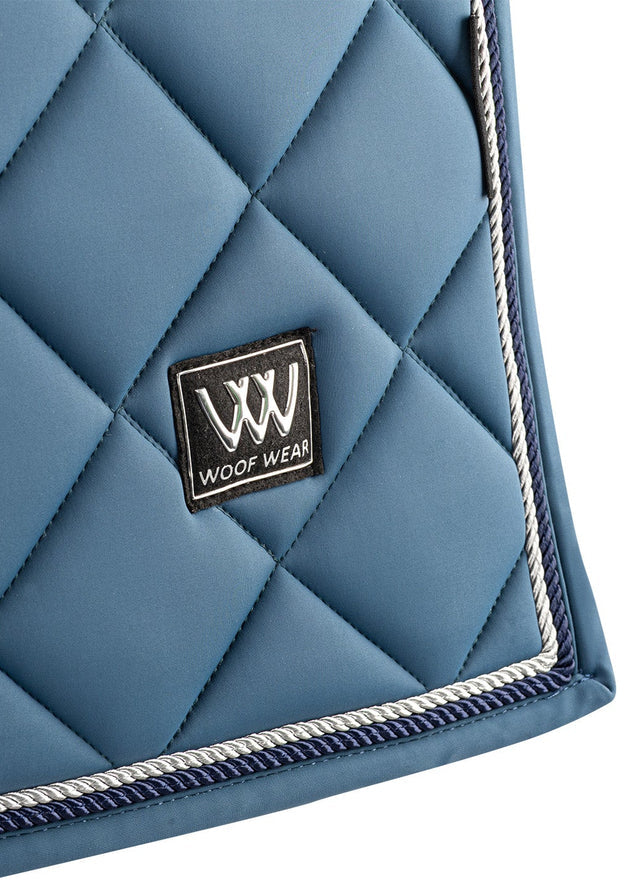 Woof Wear Vision Aura Dressage Saddle Pad - Petrol Blue | Equestrian Gear