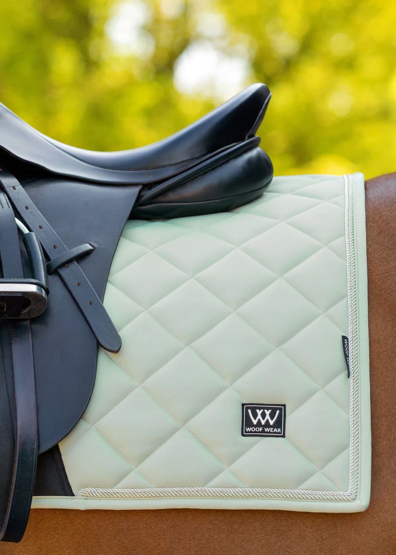 WOOF WEAR Vision Aura Sage Dressage Saddle Pad - Comfortable Quilted Design