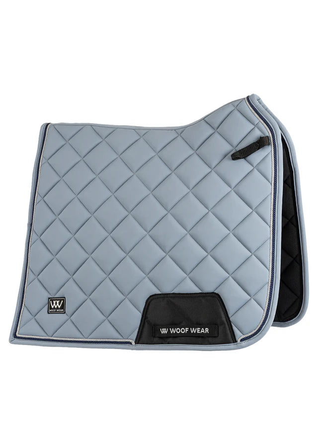 Woof Wear Vision Aura Dressage Saddle Pad - Steel Blue | Horse Riding Comfort