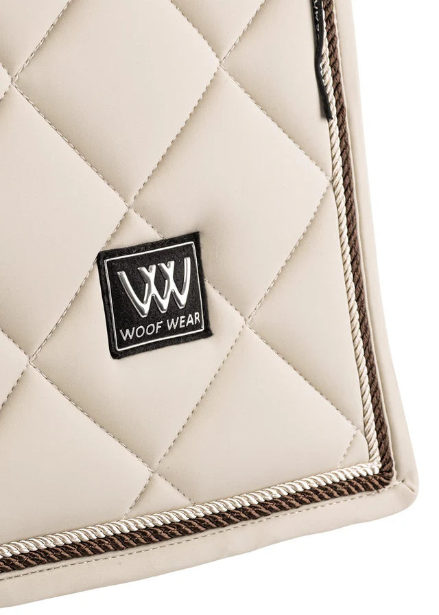 WOOF WEAR VISION AURA Dressage Saddle Pad - Stone | Premium Horse Riding Equipment