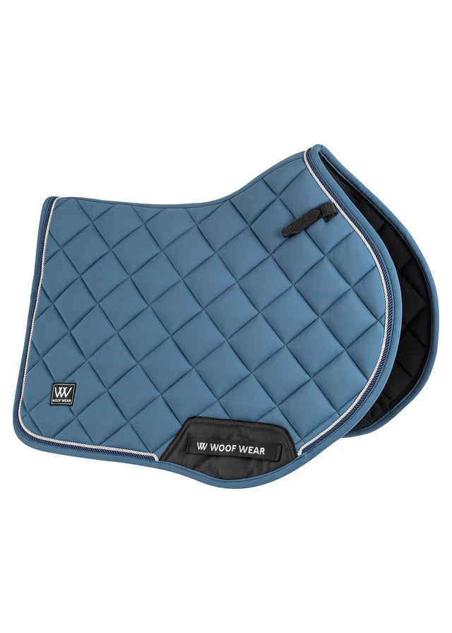 WOOF WEAR VISION AURA Close Contact Saddle Pad - Petrol Blue. Horse Riding Equipment, Premium Quality, Comfortable Design.