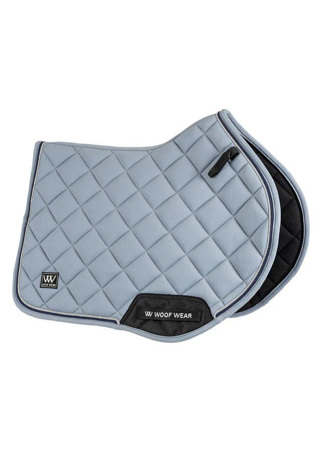 Woof Wear Vision Aura Close Contact Saddle Pad Steel Blue - Horse Riding Equestrian Tack