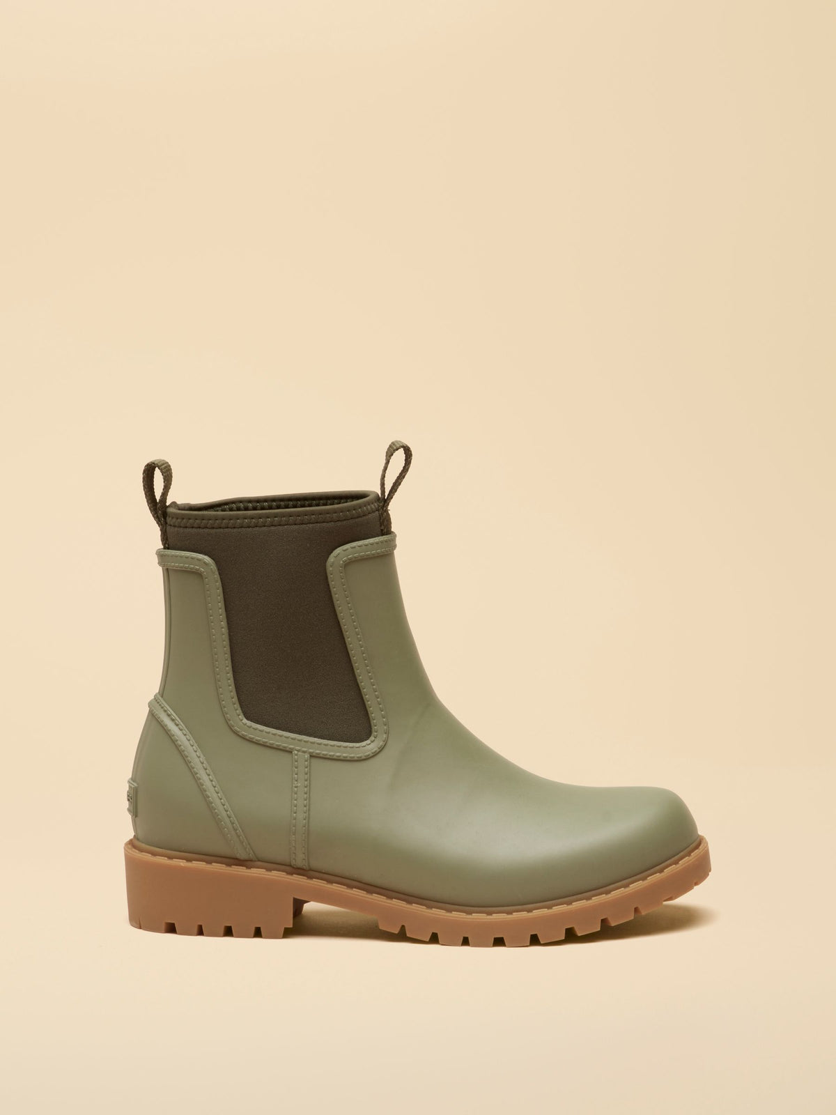 Joules Khaki Green Waterproof Ankle Chelsea Boots