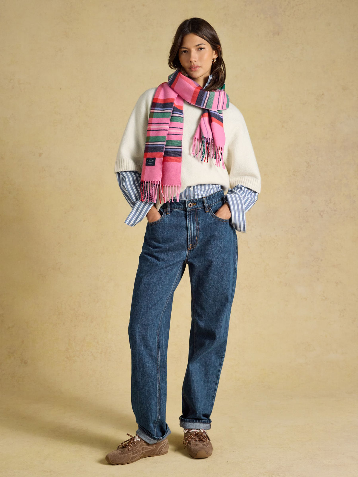 Women's Joules Langtree Check Scarf