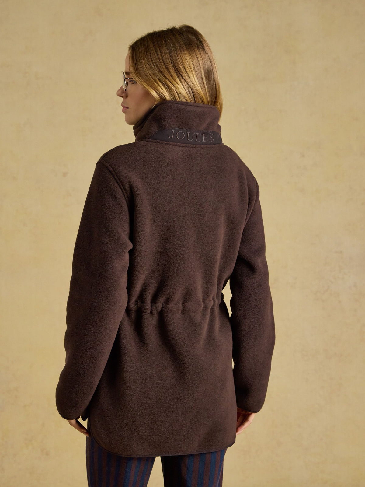 Women's Joules Longline Funnel Neck Fleece Jacket