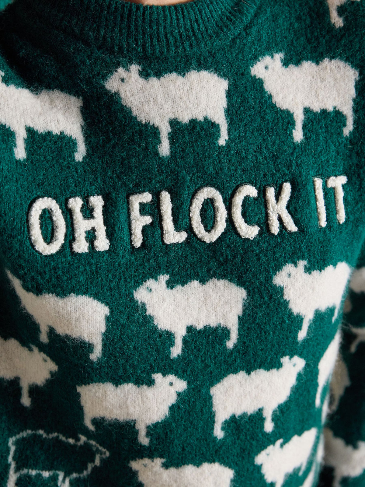 Women's Joules Oh Flock It Knitted Jumper