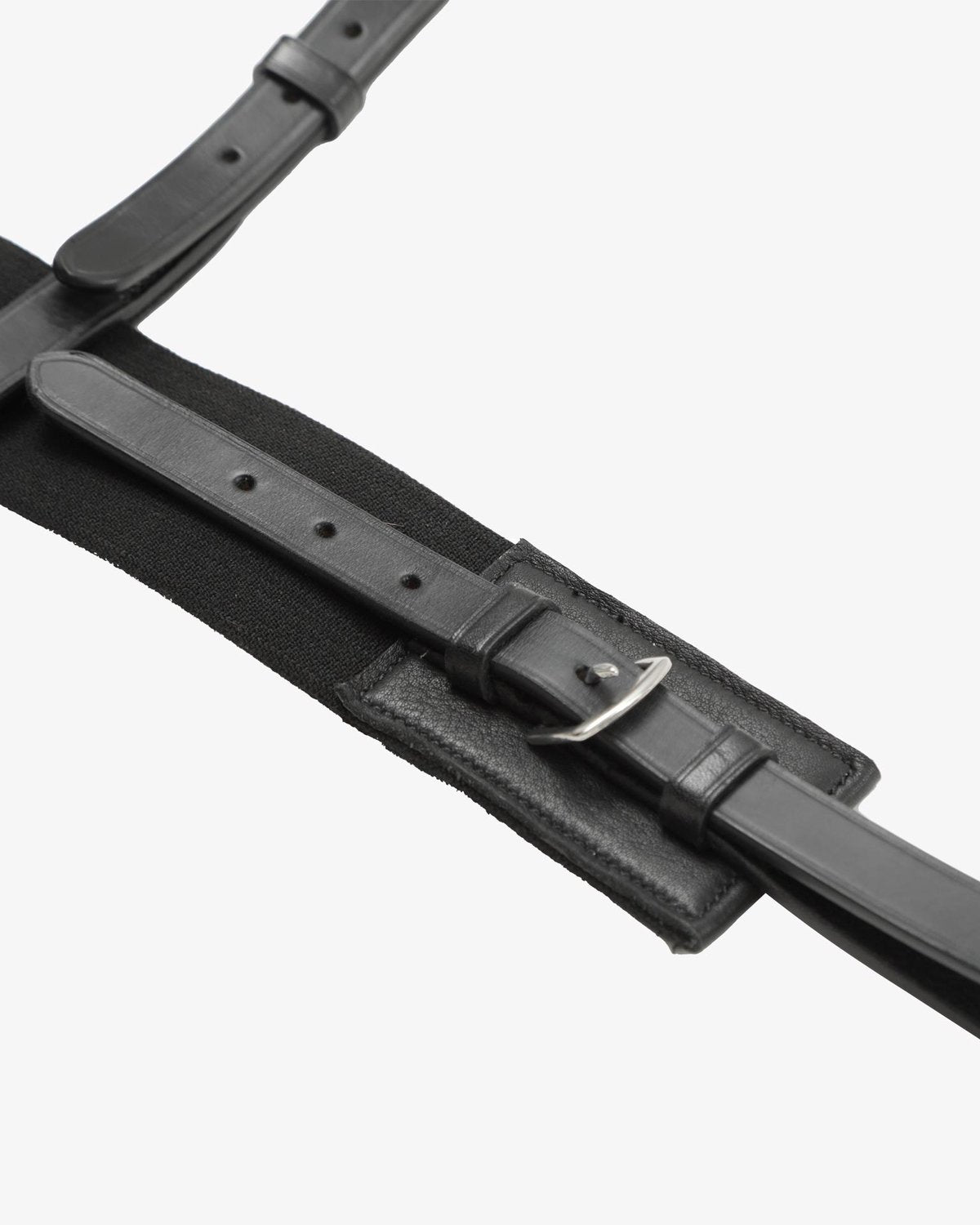 Premier Equine Zimella Elastic Breastgirth Black