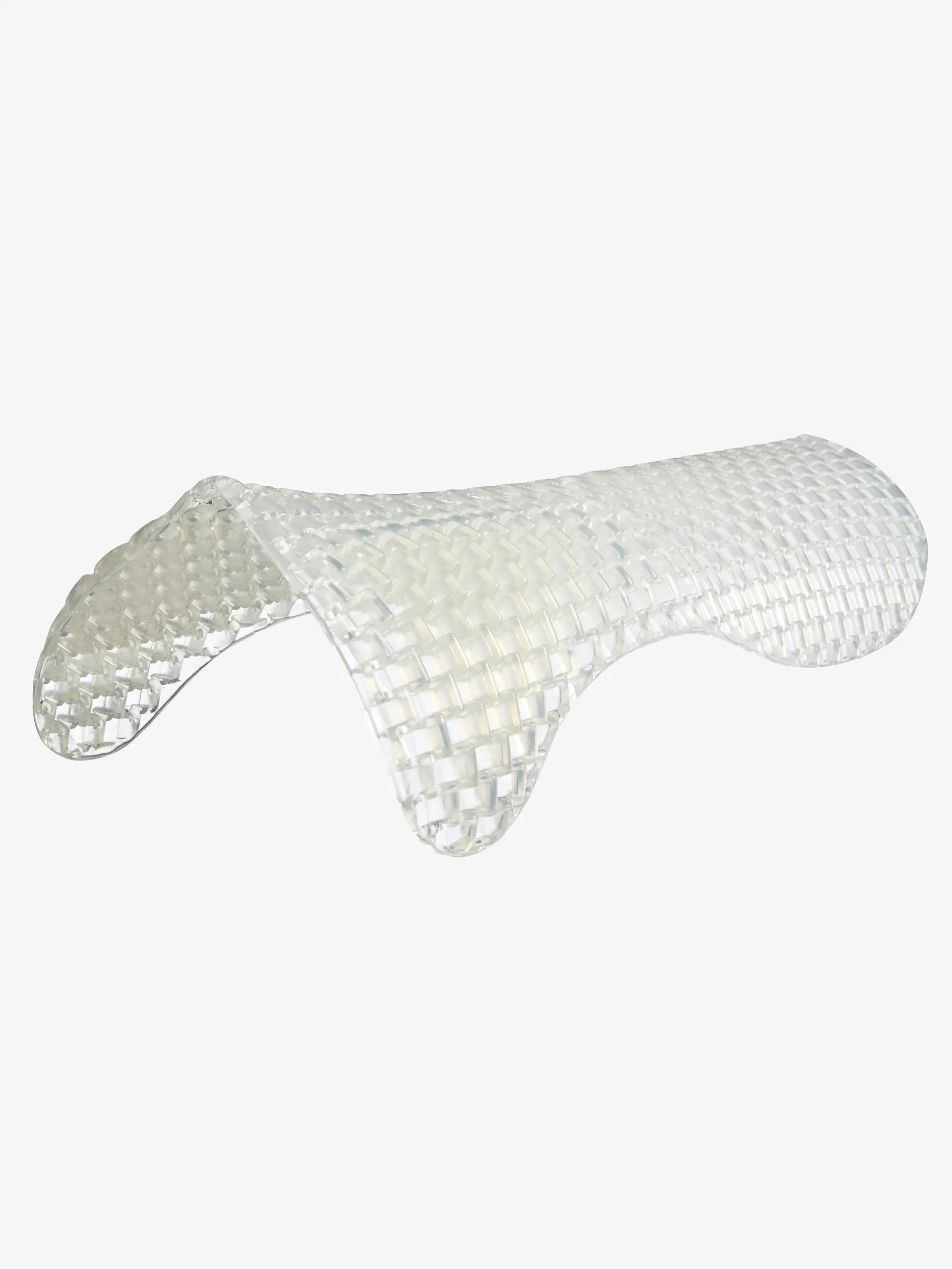 LeMieux Respira Clear Gel Saddle Pad with Front Riser - Horse Riding Comfort & Shock Absorption