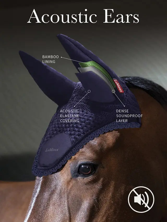 LeMieux Essence Acoustic Fly Hood Black