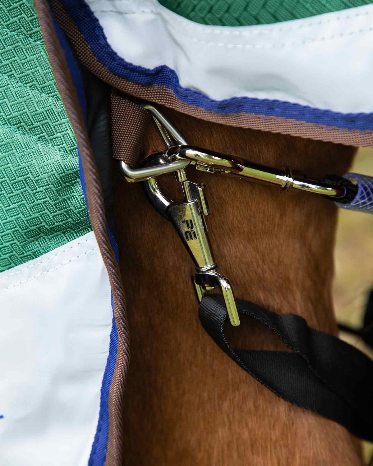 Premier Equine Akoni 0g Turnout Rug with Classic Neck Cover Green