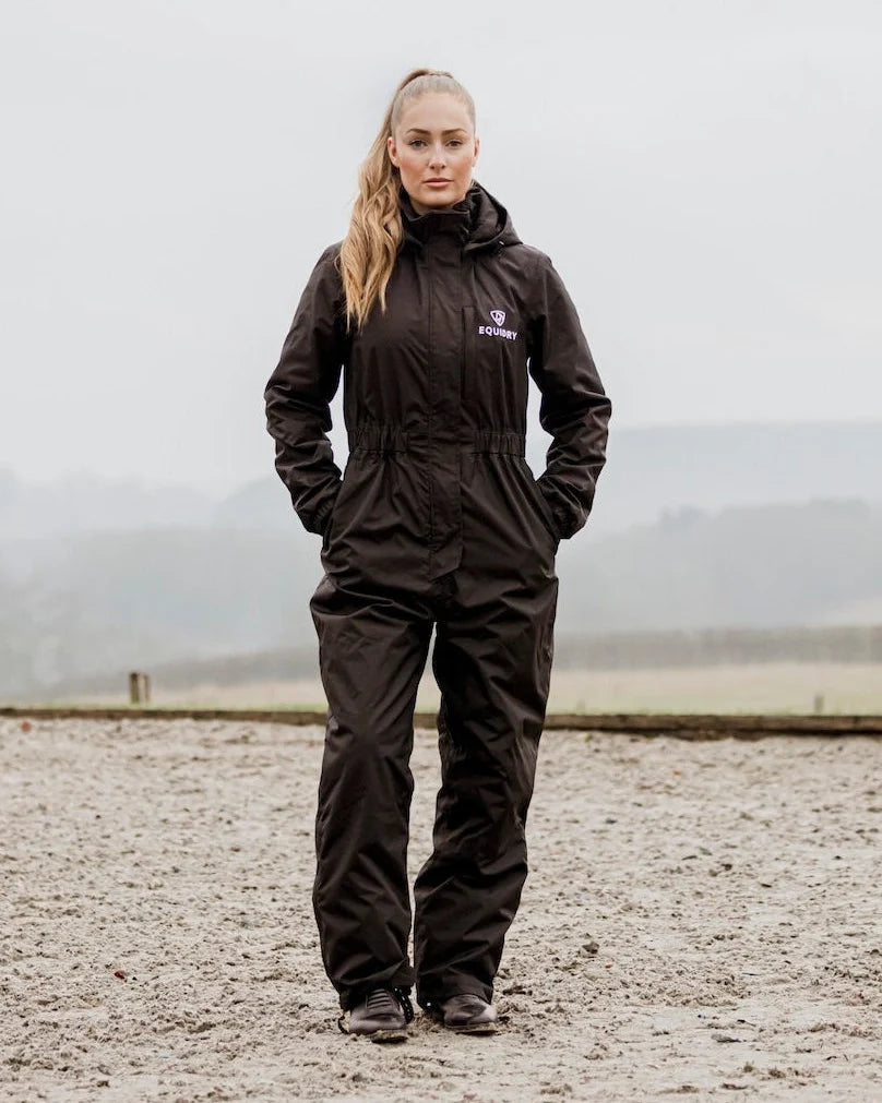EQUIDRY Women's All-In-One Jumpsuit Brown