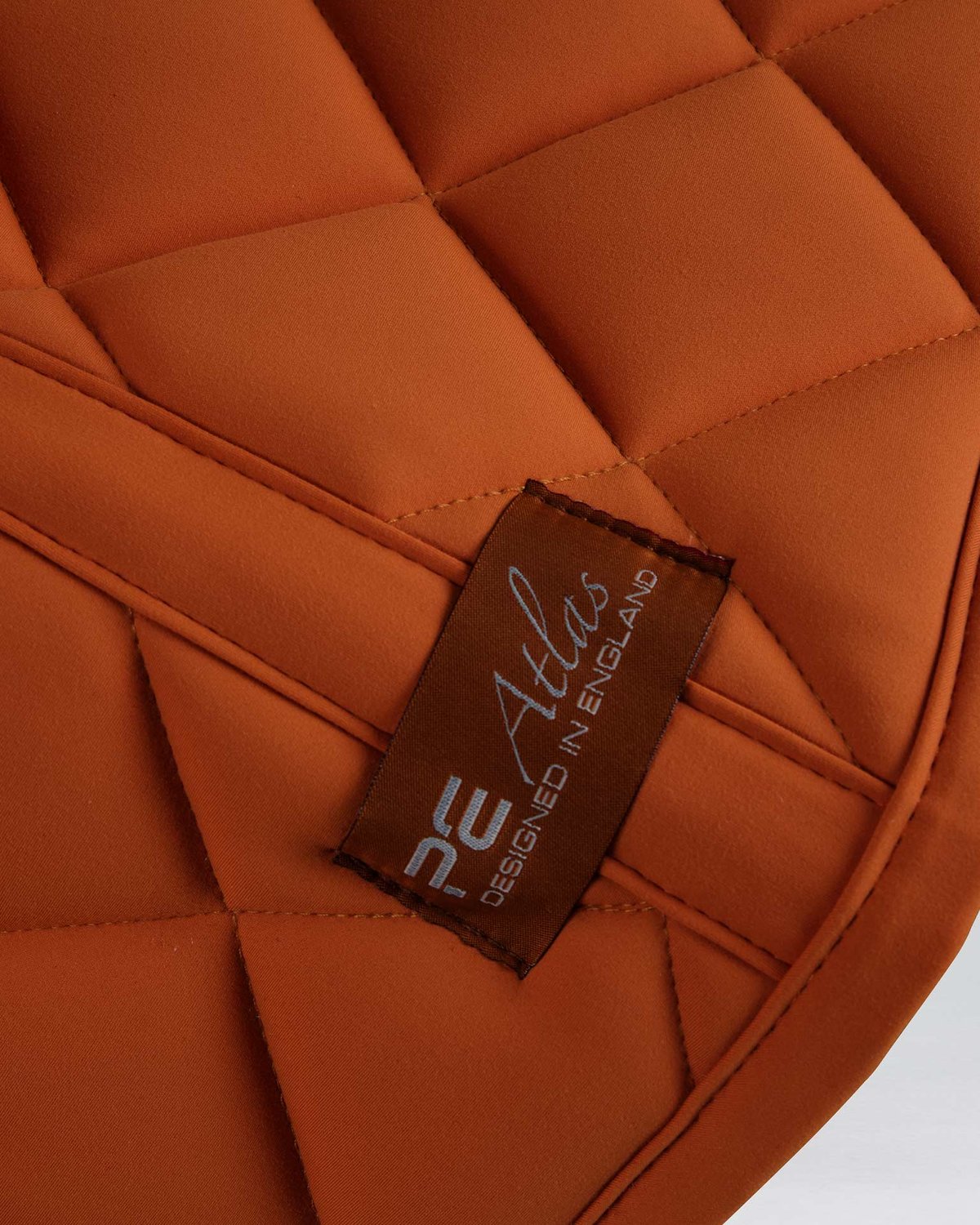 Premier Equine Atlas Dressage Square Burnt Orange - Close Contact Saddle Pad for Horses