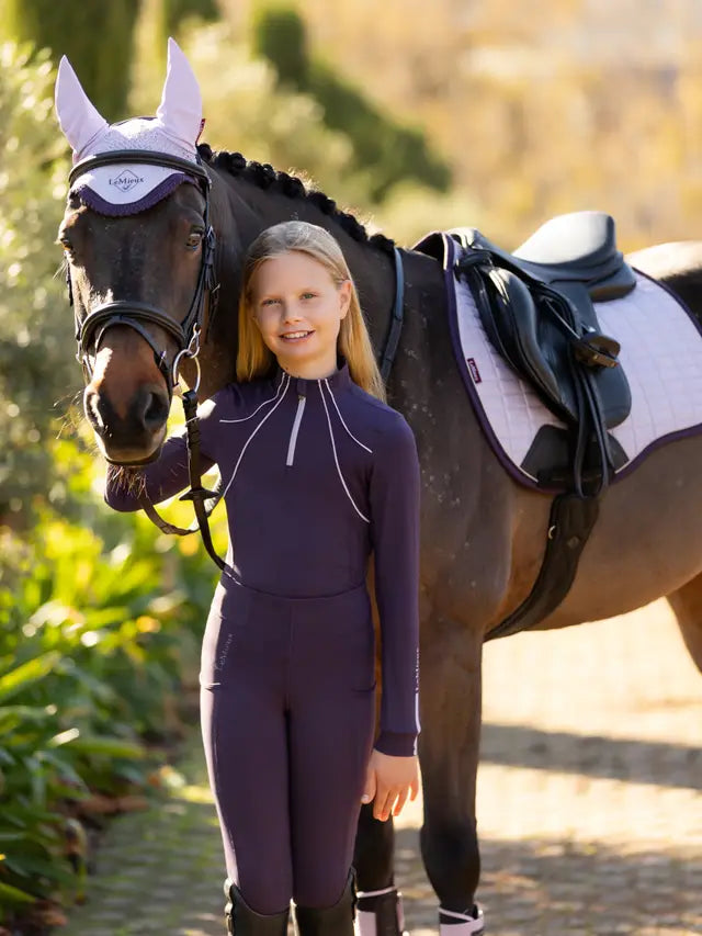 LeMieux Young Rider Mia Mesh Base Layer Juniper
