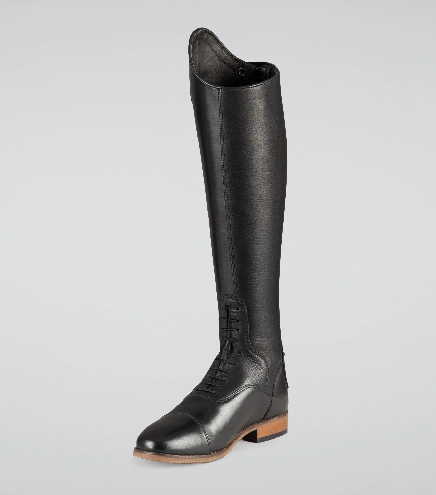 Premier Equine Ladies Black Leather Field Riding Boots - High-Quality Equestrian Footwear