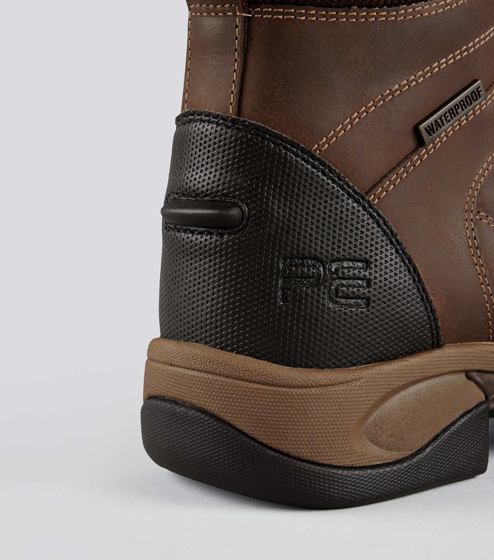 Premier Equine Borelli Waterproof Leather Boots - Brown Laced Riding Boots