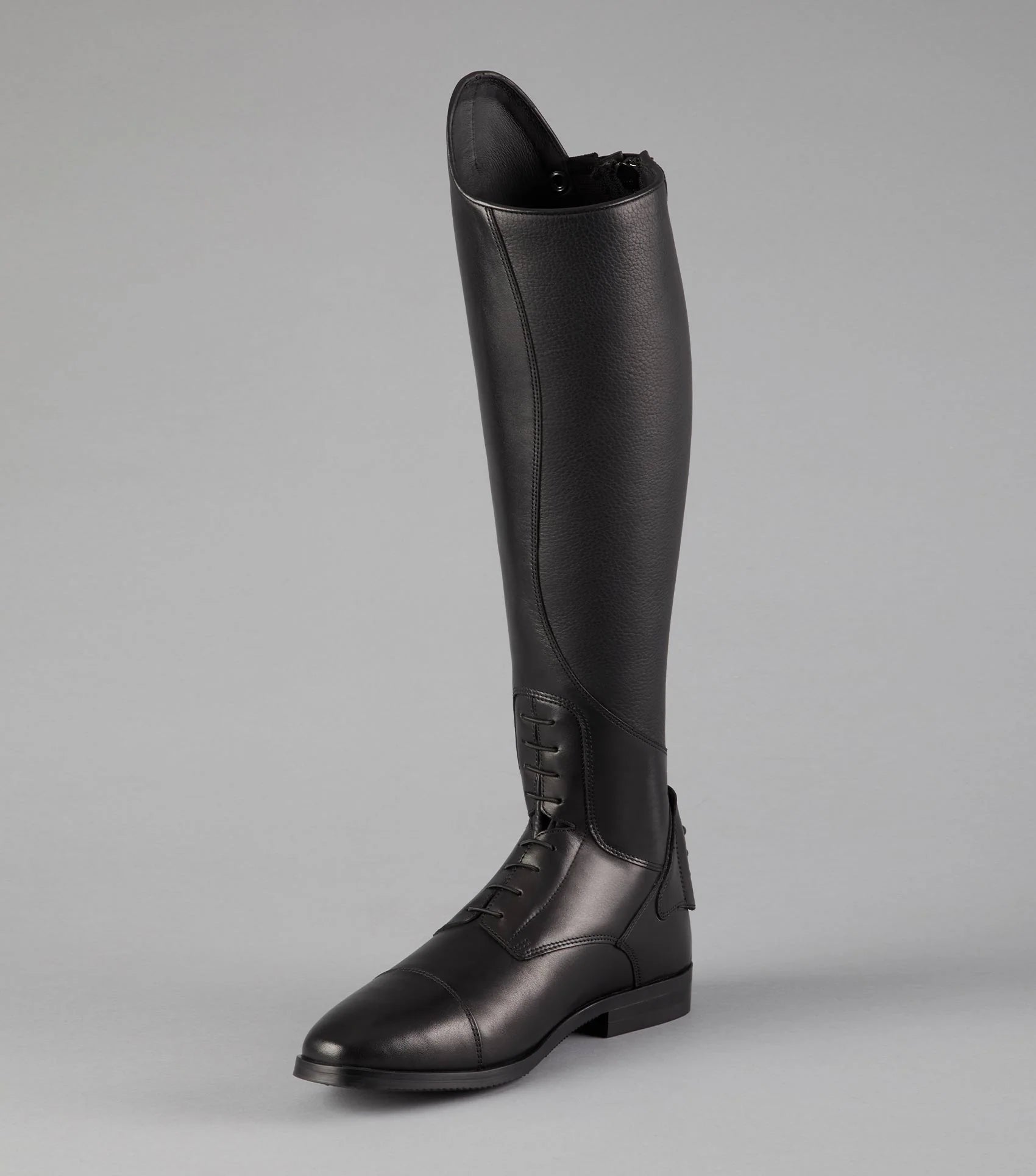 Premier Equine Botero Black Leather Field Riding Boot for Men | Equestrian Tall Boots for Dressage & Jumping Competitions