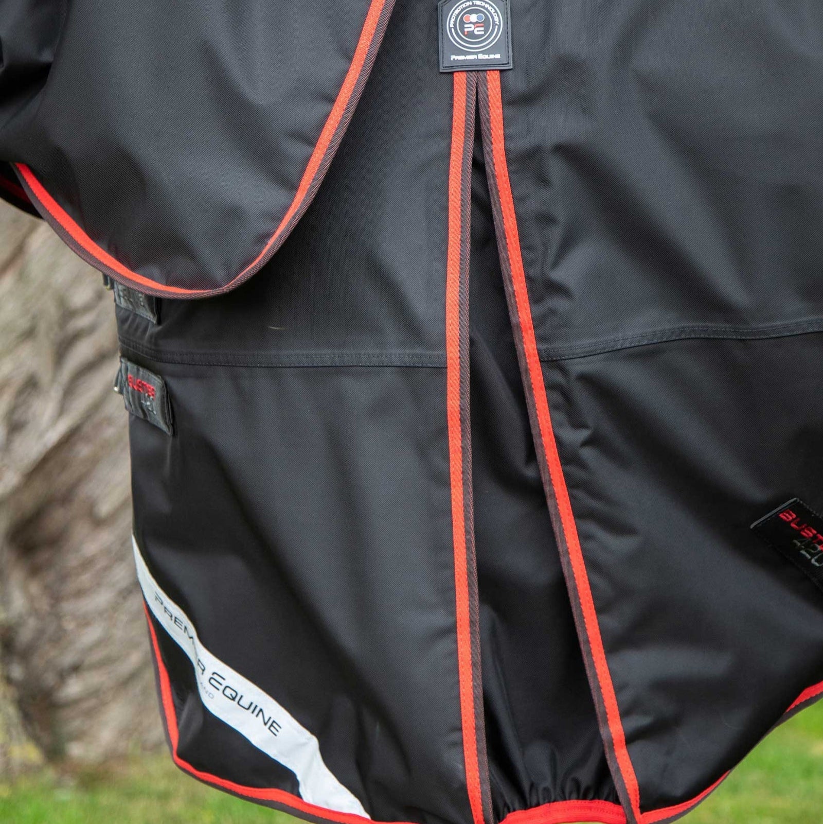 Premier Equine Buster 420g Turnout Rug with Classic Neck Cover Black