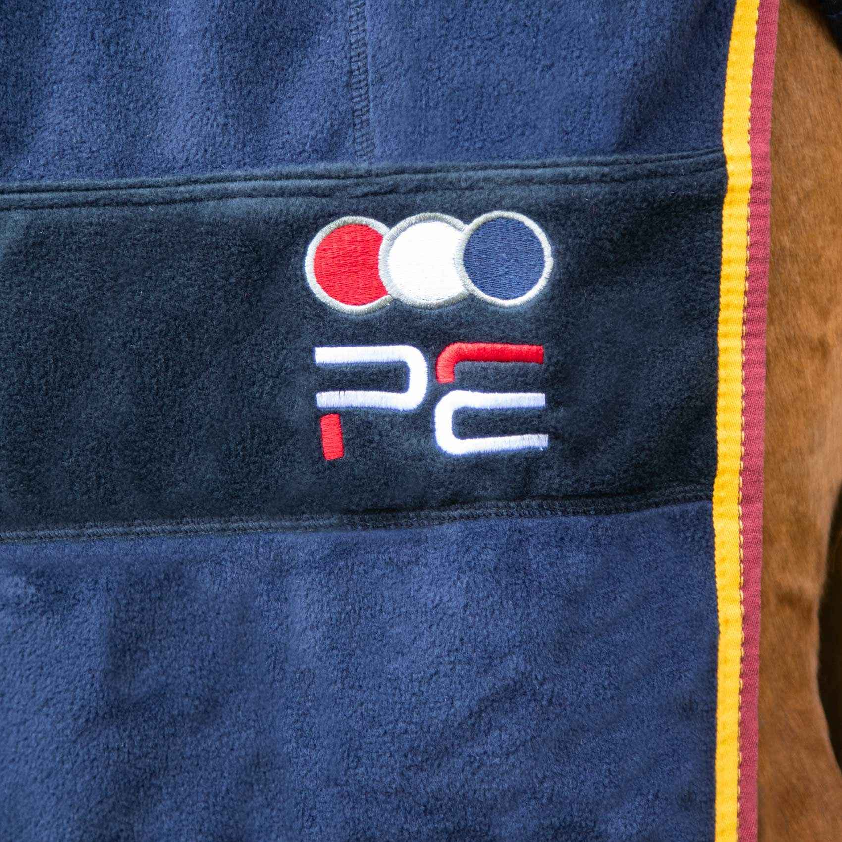 Premier Equine Buster Fleece Cooler Rug - Continental Edition Navy