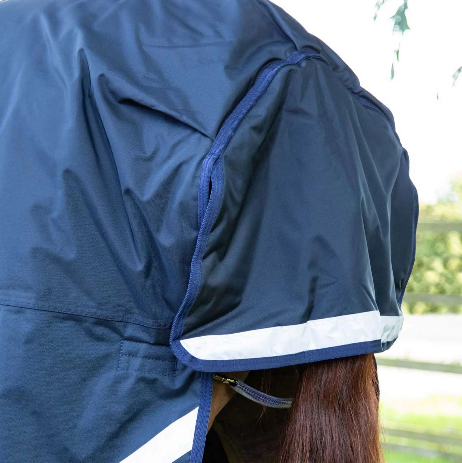 Premier Equine Buster Storm 420g Combo Turnout Rug with Classic Neck Navy
