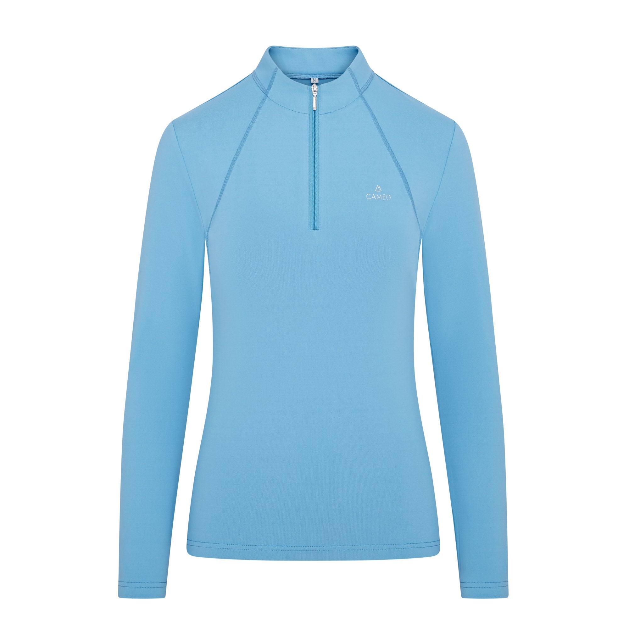 CAMEO Baselayer Airforce Blue: Women's Equestrian Riding Top, Long Sleeve