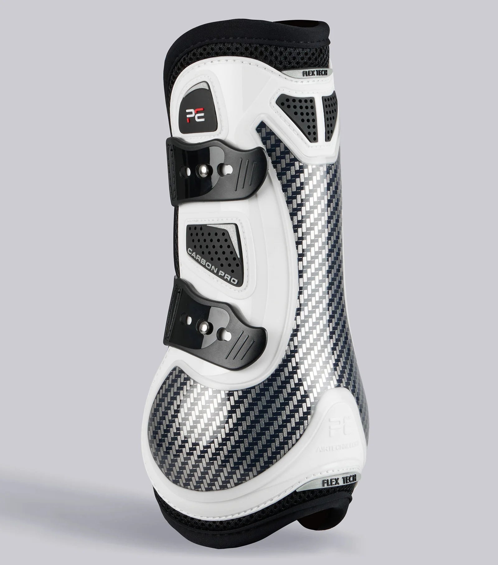 Premier Equine Carbon Pro Tendon Boots White - Horse Horse Boots
