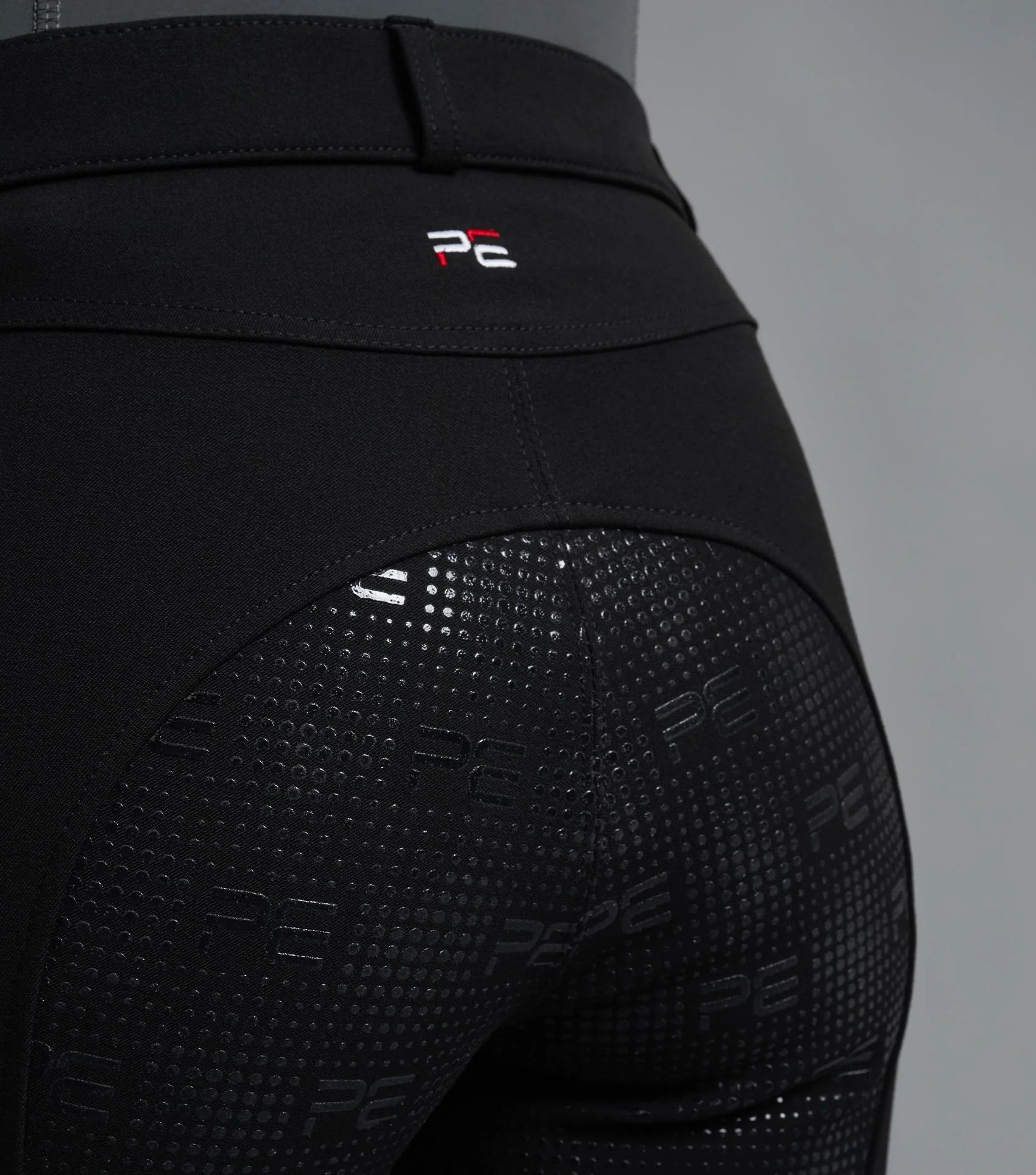 PREMIER EQUINE CASSA Ladies Riding Breeches - Black Equestrian Pants with Full Seat Grip