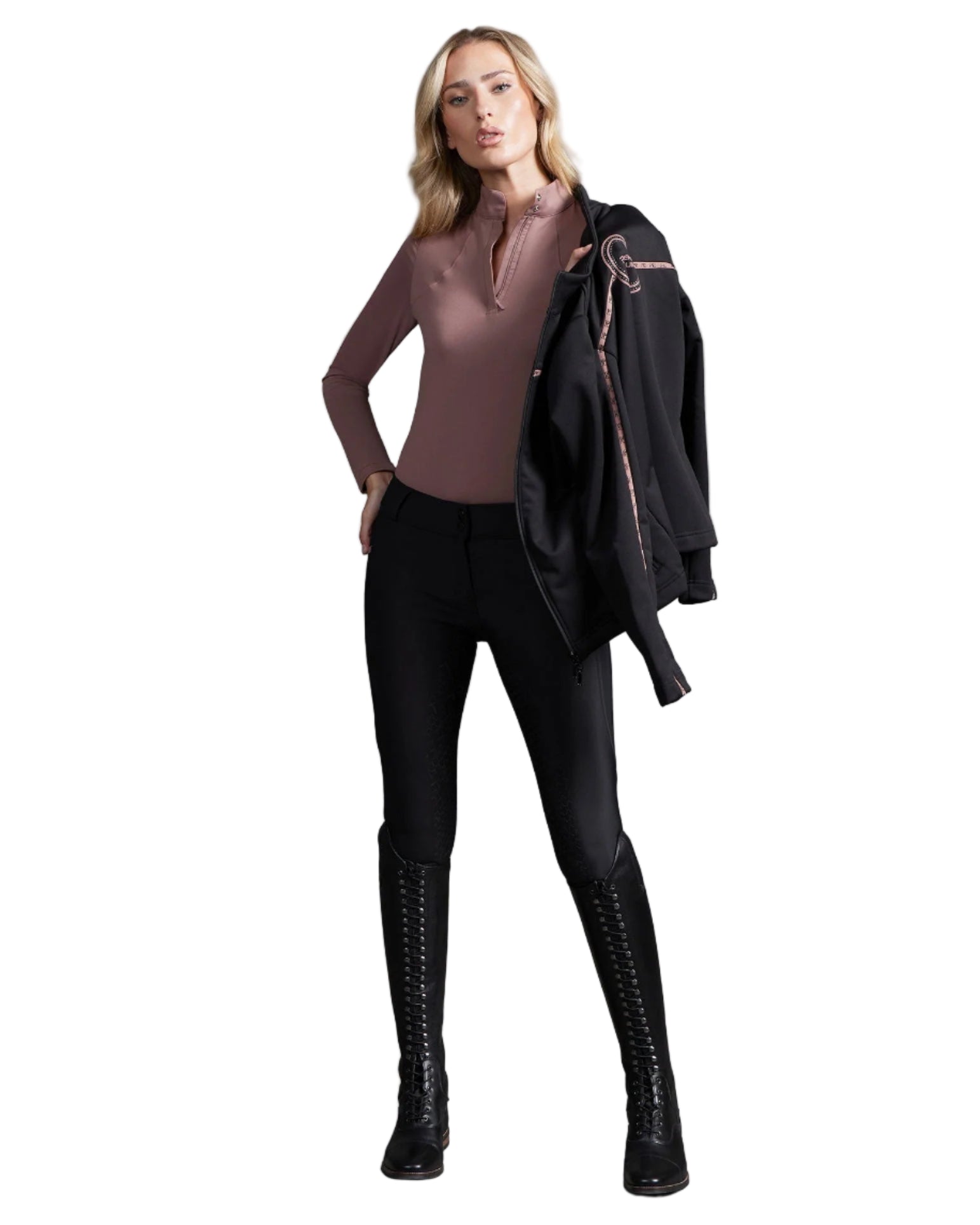 Premier Equine Catori Womens Softshell Jacket Black