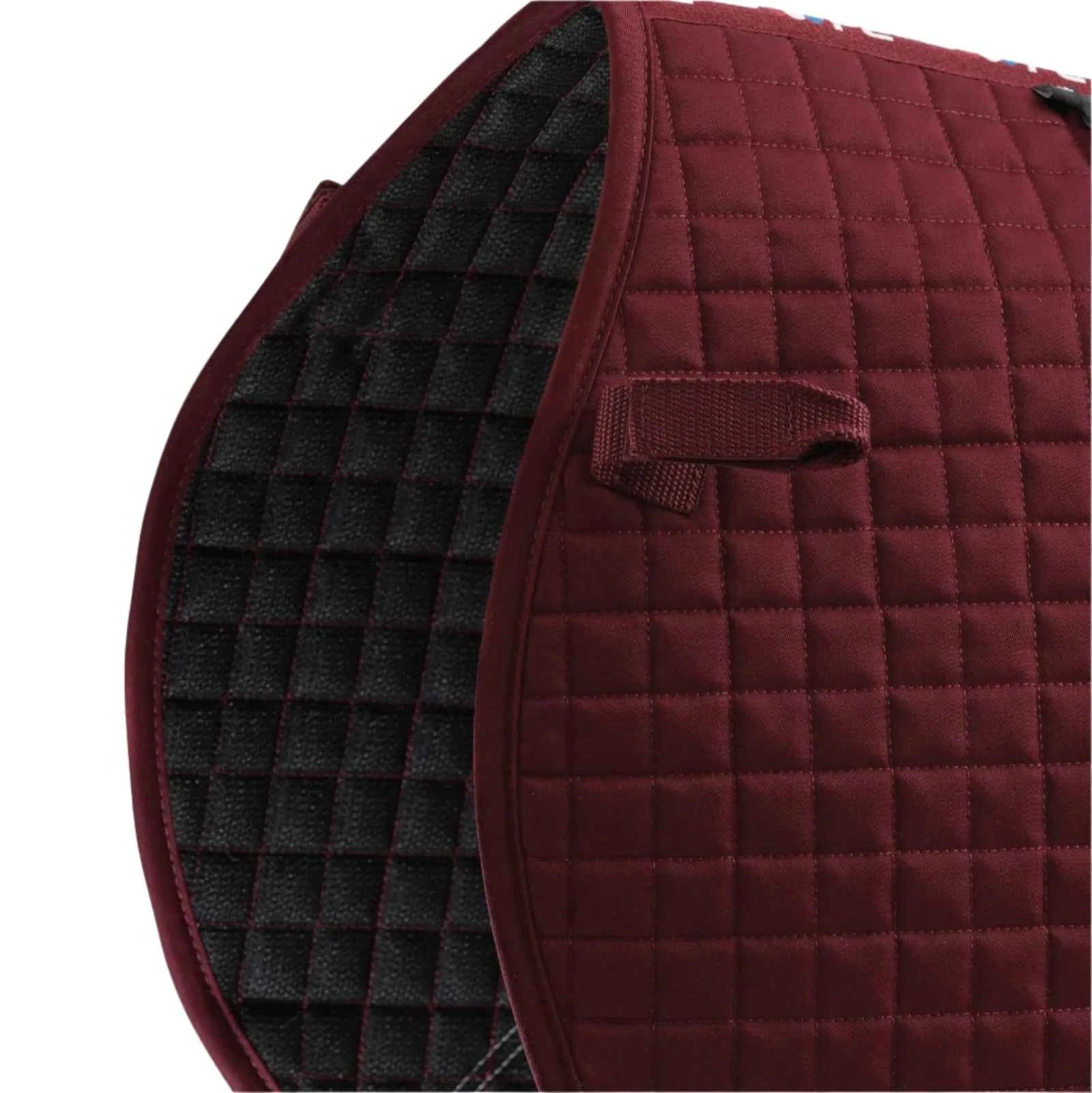 Premier Equine Close Contact Cotton Cross Country Saddle Pad Burgundy