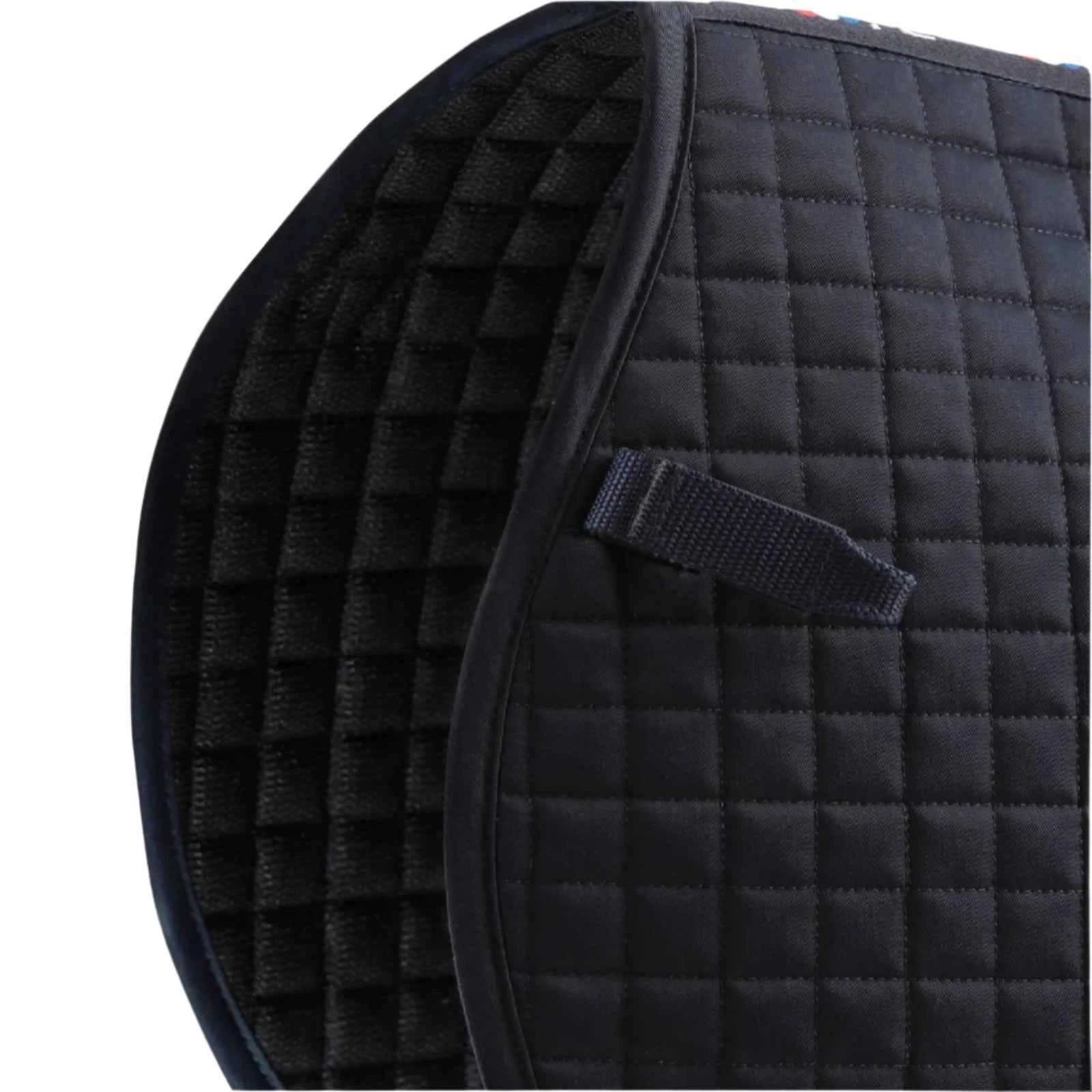 Premier Equine Close Contact Cotton Cross Country Saddle Pad Navy