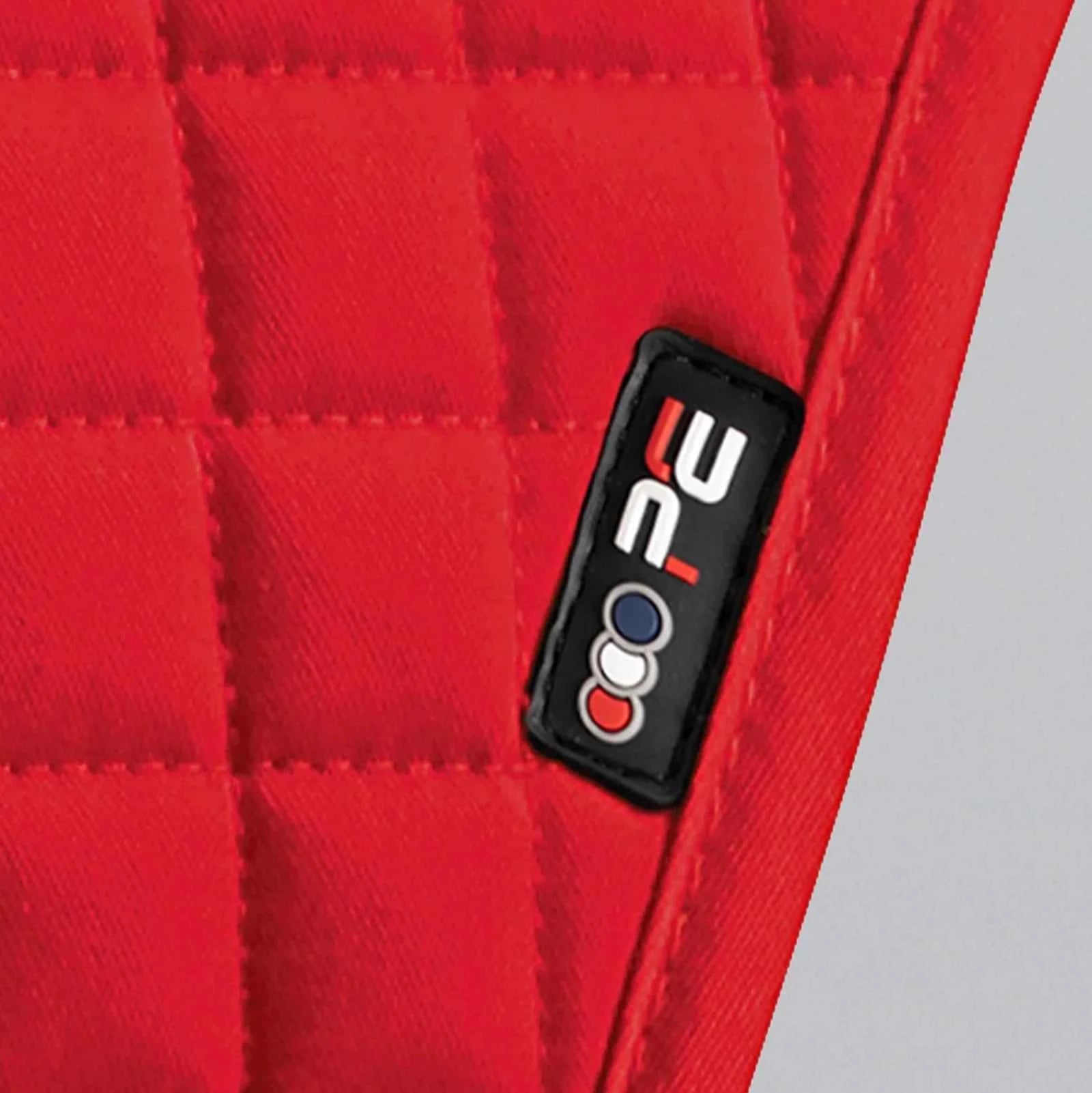 Premier Equine Close Contact Cotton Cross Country Saddle Pad Red