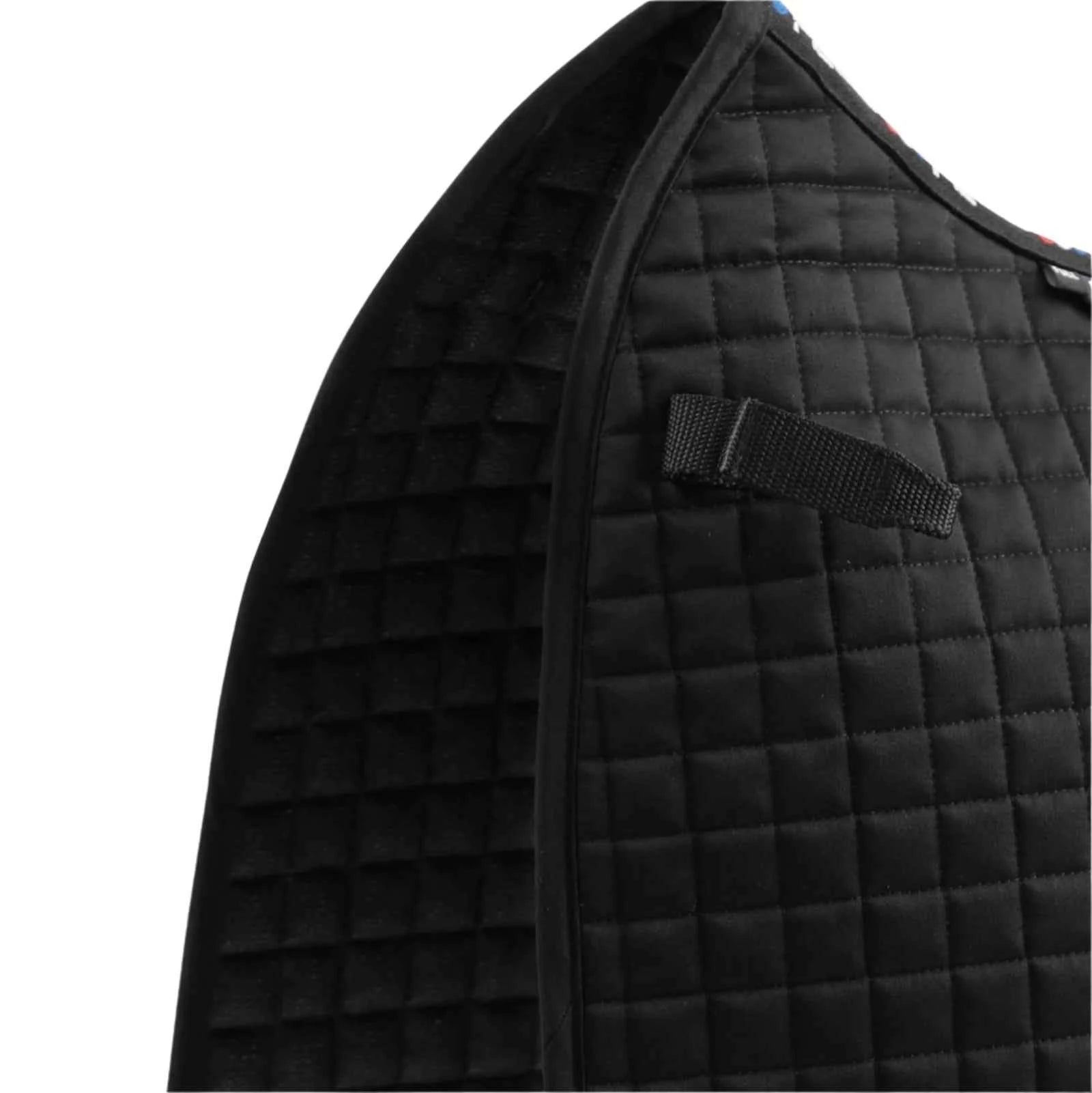 Premier Equine Close Contact Cotton Dressage Saddle Pad Black