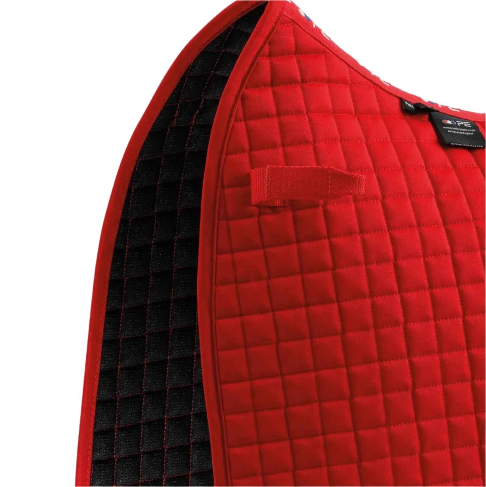 Premier Equine Close Contact Cotton Dressage Saddle Pad Red